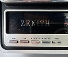Zenith Bt055s Am fm Radio Retro Portable Tv Television 1985 Untested Read