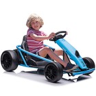 24v Electric Go Kart For Kids Ages 6-15     Dual 300w Motors Outdoor Ride On