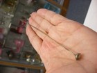 Antique Vtg Victorian Hat Pin - Mother Of Pearl Mop 7  Long