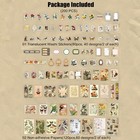 Esweny 200 Pieces Vintage Ephemera Scrapbooking Supplies Pack For Journaling  De