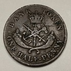 1852 Canada Half Penny Bank Token  Free Shipping