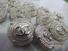 Chanel  Vintage 10 Clean Silver Tone Cc Logo  20mm Button This Is For 10