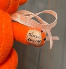 1990   s World Of Miniature Bears Orange Beautiful Bear Jointed 2 5   