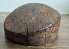 Antique Wood Hat Form Mold Block Circa 1890 Millinery Head Small