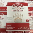 Lot Of 10 Holiday Time 100 Clear Mini Christmas Wedding Lights