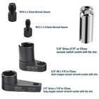 5pcs Oxygen O2 Sensor Socket Remover installer Thread Chaser Tool Set Kit 22mm