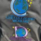 The Cheerleading Worlds Dance Worlds Backpack Blue Grey Athletic Gear Bag