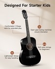 Moukey 38  Acoustic Guitar Dreadnought Basswood With Bag Tuner Picks Capo Strap