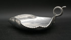 Buenilum Hand Wrought Hammered Vintage Aluminum Leaf Serving Tray Hand Made 8 75