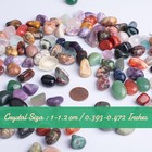 128-pc 0 4  Polished Crystal Chips Set  Mixed Tumbled Stones For Healing reiki