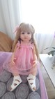Reborn Baby Dolls Girl 22 Inch Lifelike Realistic Toddler Reborn Doll Silicone V