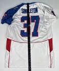 Tennessee Train Medium Jersey White Blue  37 Singleton Women Football Rebel Gear
