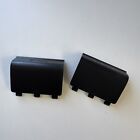 2 Lots Of Oem Battery Back Door Lid Cover Replacement Black Xbox One Controller