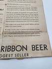 Vintage Pabst Blue Ribbon Mail Advertisement Question Has Been Answered 30s Rare