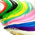 50pcs Rooster Coque Tail Feathers Bulk Natural 30-35cm For 12-14inch Hot Pink