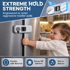 Fridge Locks With Self Adhesive  Refrigerator Latch For A-grey-2pack