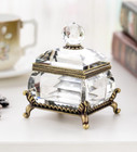 Keren Kopal Crystal Box Trinket Box Hand Made With Austrian Crystal