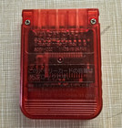 Playstation Ps1 Official Oem 15 Block Memory Card Scph-1020 Red Us Seller