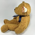 Vintage Ty Beanie Buddies Fuzz Bear 13  Plush Stuffed Animal Toy 1999 Teddy Bear