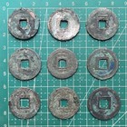 Lot Of 9 Pcs Ancient Chinese Cash Coins From Southern Song Dynasty