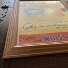 Vintage 1941 Whistle Soda Framed Cardstock Ad