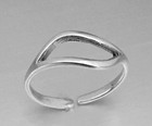 Stylish Toe Ring  thanksgiving  Gift For Women s Solid Metal 925 Sterling Silver
