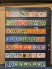 Great Britain Stamp Collection - 360 Stamps On Sheets - See Pictures