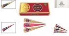 Zenia Henna Hair Color Cone Set - 3 X 25g Of Chemical-free Reddish-brown Dye
