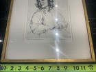 Very Rare Arthur William Heintzelman 1949 Signed Etching Of Janine Portrait