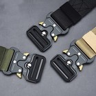 Men Casual Military Tactical Army Adjustable Quick Release Belts Pants Waistband