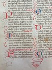 Brevarium Book Of Hours Leaf Vellum With 7 Initials  Manuscript Mantua 1480 Ad 5