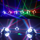 Moving Head Beam Light 4in1 8led Rgbw Dmx Dj Bar Disco Club Party Stage Lighting