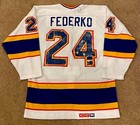 Bernie Federko 1986-87 St  Louis Blues Game Worn Hockey Jersey Hof Photo Matched