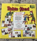 Walt Disney Story And Songs From Robin Hood Vinyl Lp  73 W book Excellent
