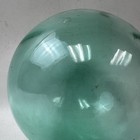 Vintage Glass Fishing Float Hand Blown Blue Green Aqua Glass Ball Approximately