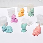 3d Cute Cat Shaped Silicone Mold For Diy Candle Reusable Molds Home Decor