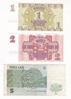 Lot Of 3 Latvia  Banknotes  1990 s