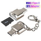Us Type C To Micro Sd Tf Card Reader Otg Usb Adapter Converter For Samsung Phone