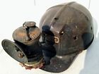 Miners Helmet Comfo Cap W  Auto Lite Carbide Lamp Light Hard Hat