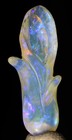 Opal Carving Flower Callalily Hand Carved Gemstone Sculpture Australia Boulder