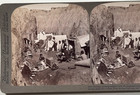 Foreign Correspondents With The Japanese Preparing Winter Quarters Stereoview