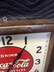 Vintage Coca-cola  drink In Bottles  16  Square Wood Advertising Clock