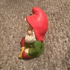 Vintage Napping Gnome 5    Ceramic Hand Painted