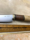 Scagel    Beautiful Knife leather   Stag Handle Limited Run   