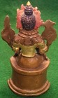 Tibetan Buddhist Copper With Gold Overlay - 4  Maiterya Buddha Statue - Rare