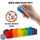 Ganowo 12pcs Mini Soft Stacking Blocks Toys  Educational Squeeze Teeth Baby T