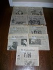 Lot Of 9 Vintage Newspapers-frederick Post Gulf War Jan 17  Feb 26-mar 8  1991