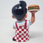 Vintage 1999 Bob s Big Boy Coin Bank 8in Restaurant Advertising Mascot Hamburger