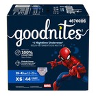 Goodnites Boys  Nighttime Bedwetting Disposable Underwear -size Xxl - 24ct