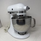 Kitchenaid Artisan Series 5-quart Tilt-head Stand Mixer White Ksm150pswh 
